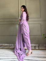 Onion Zardosi Crunchy Silk Patiala Suit Set