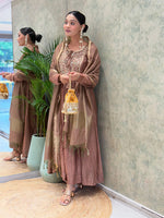 Mul Chanderi Suit Set with Banarasi Silk and Jacquard Dupatta
