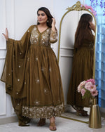 Classic Cotton Silk Ethnic Suit Set with Embroidery