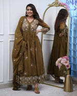 Classic Cotton Silk Ethnic Suit Set with Embroidery