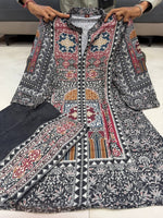Women's Pure Natural Crape Printed Co-Ord Set