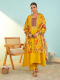 Mustard Viscose Tabby Silk Suit Set