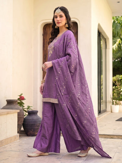Onion Silk Blend Kurta Set