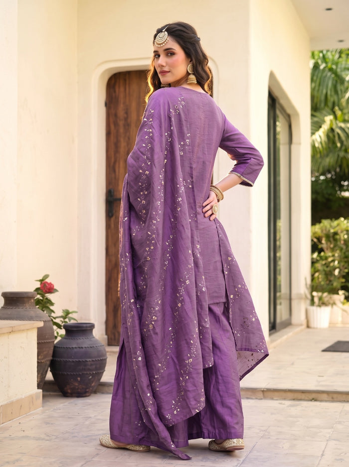 Onion Silk Blend Kurta Set