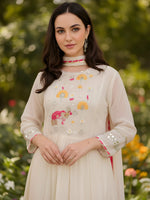 White Georgette Kurta Set