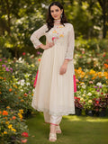 White Georgette Kurta Set