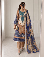 Berry Silk Printed Kurti Pant Set with Hand Mirror Work