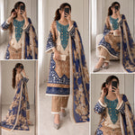 Berry Silk Printed Kurti Pant Set with Hand Mirror Work