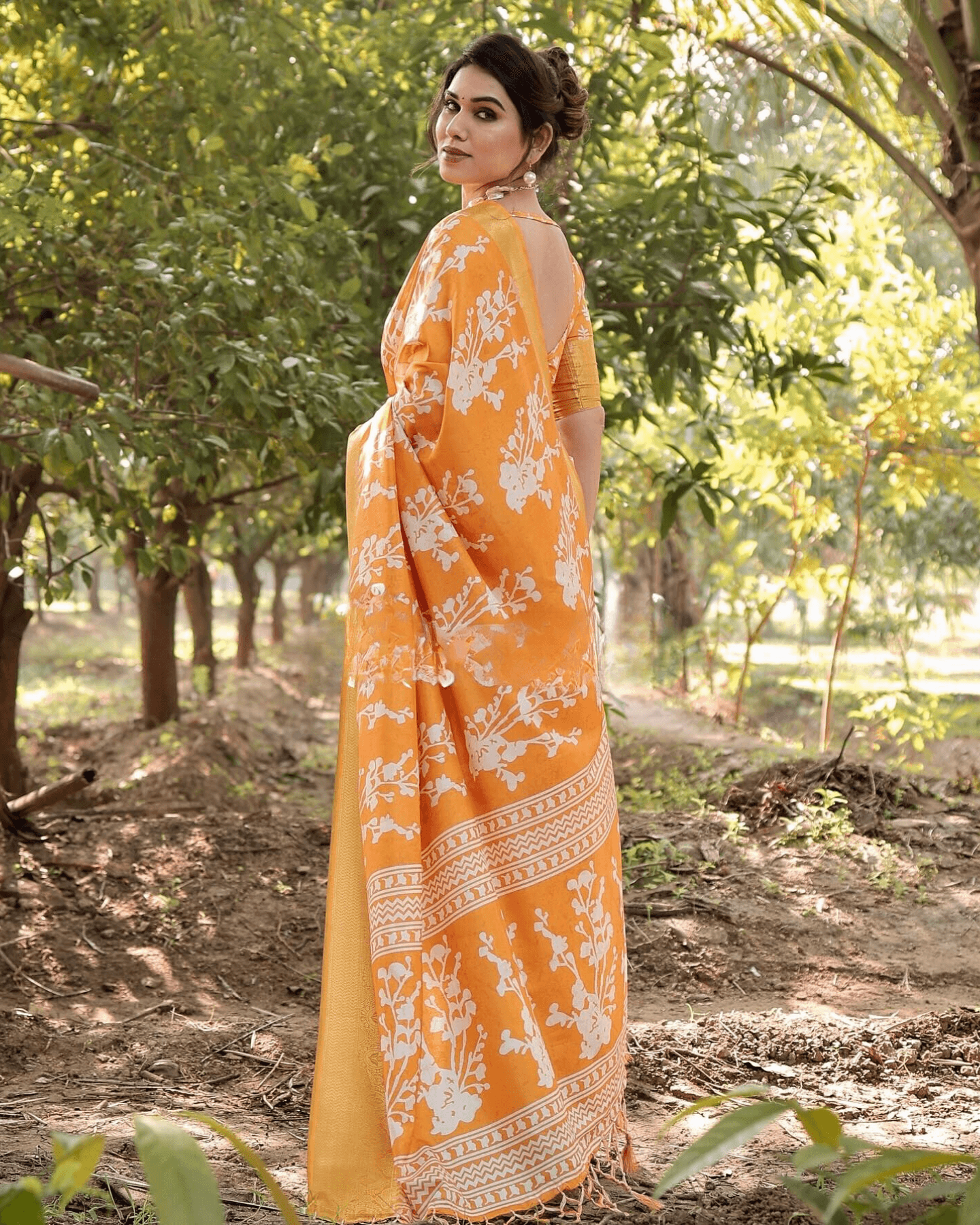 Adorning Yellow Colored Jacquard Silk Saree - Ibis Fab