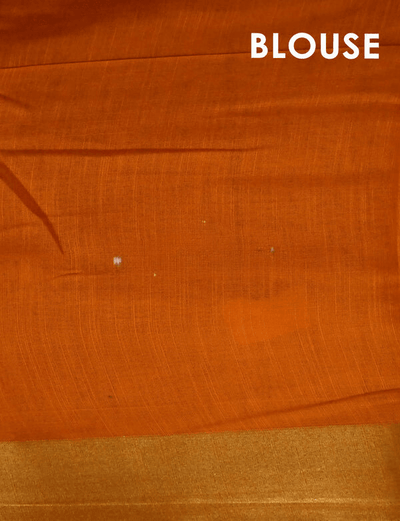 Amazing Navy Blue Colored Cotton Linen Designer Printed Saree - Ibis Fab