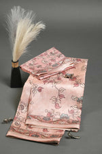 Delightful Peach Colored Cotton Linen Designer Printed Saree - Ibis Fab