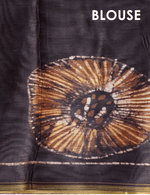 Fantastic Multi Colored Cotton Linen Designer Printed Saree - Ibis Fab