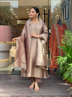 Women’s Banarasi Silk Suit Set with Dupatta – Elegant Ethnic Party Wear