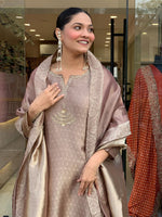 Women’s Banarasi Silk Suit Set with Dupatta – Elegant Ethnic Party Wear