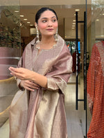 Women’s Banarasi Silk Suit Set with Dupatta – Elegant Ethnic Party Wear