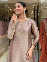 Women’s Banarasi Silk Suit Set with Dupatta – Elegant Ethnic Party Wear