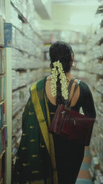 Green Jacquard Saree