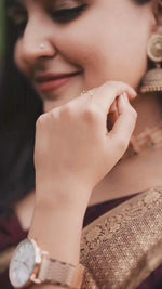 Maroon Jacquard Saree