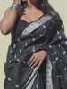 Classic Black Jacquard Saree