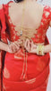 Radiant Red Jacquard Saree