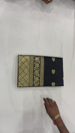 Classic Black Jacquard Saree