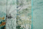 Wonderful Sky Blue Colored Cotton Linen Designer Printed Saree - Ibis Fab
