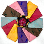 Woven Art pink Jacquard saree for wedding time - Ibis Fab