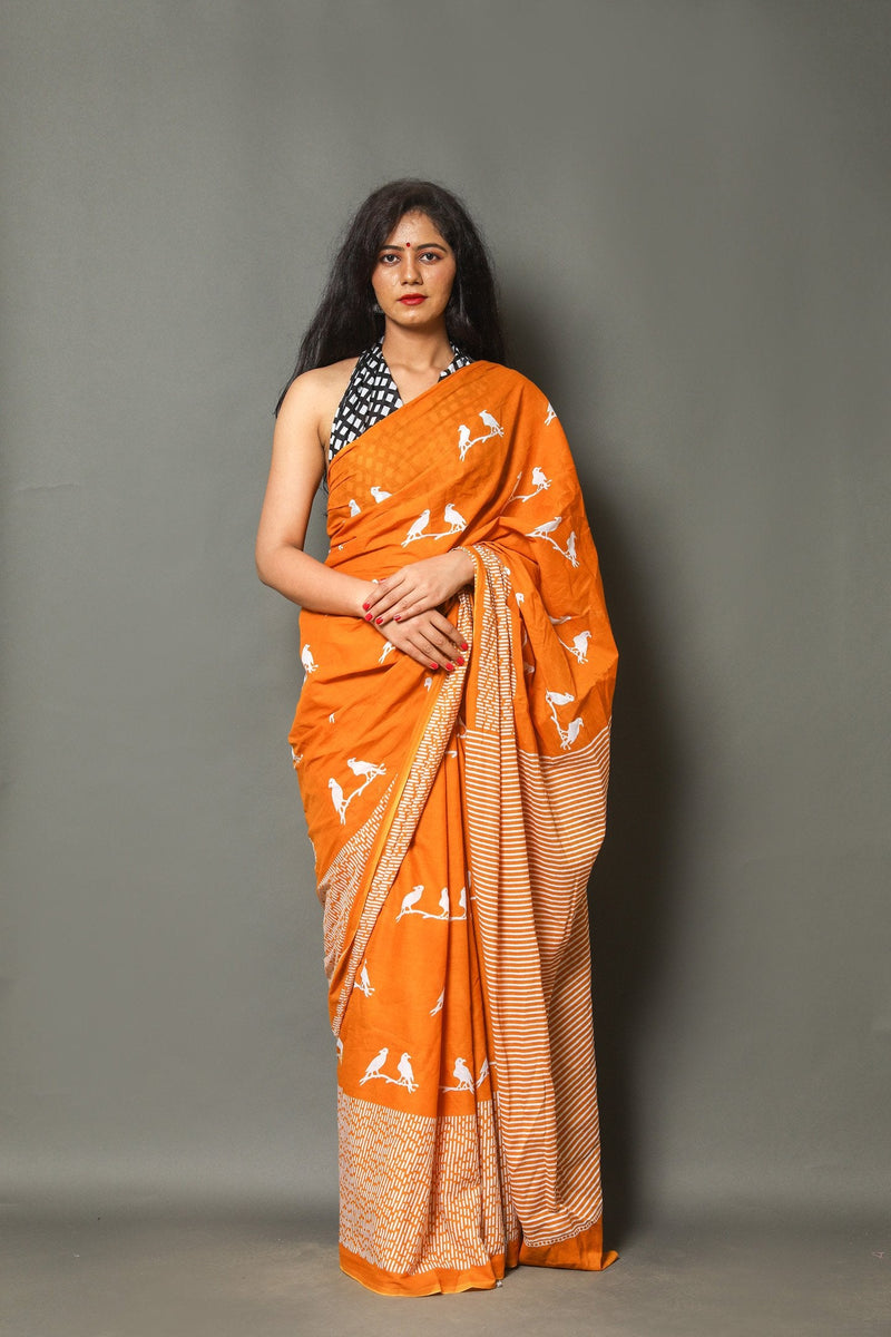 Radiant Yellow Jacquard Saree