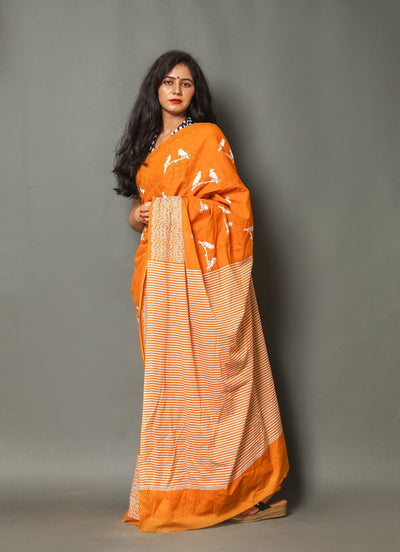 Radiant Yellow Jacquard Saree