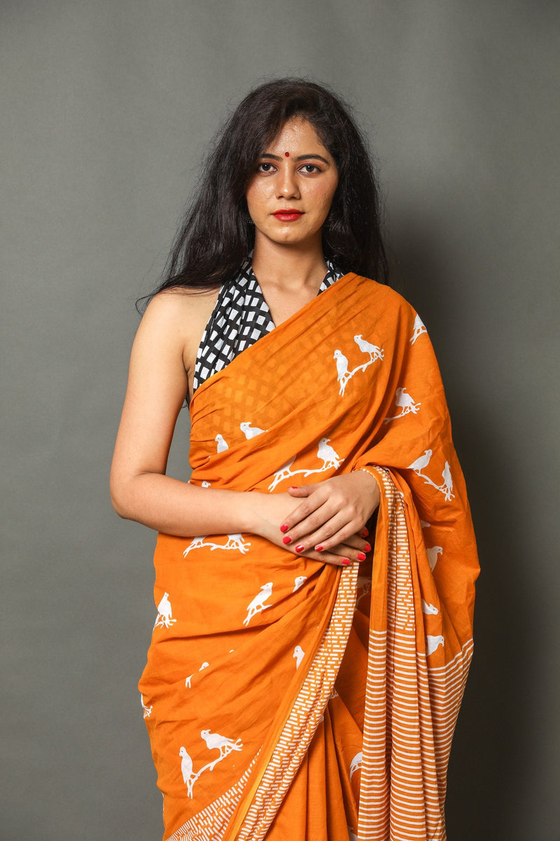 Radiant Yellow Jacquard Saree