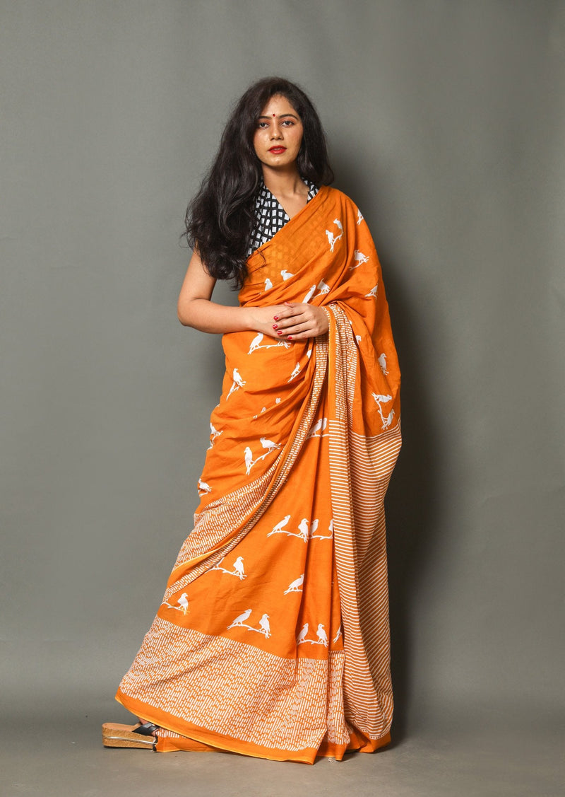 Radiant Yellow Jacquard Saree