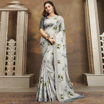 Women's Soft Silk Saree With Blouse Piece