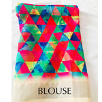 Breathtaking Red Colored Casual Wear Printed Pure Linen Saree - Ibis Fab