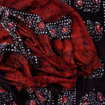Breathtaking Red Colored Festive Printed Pure Linen Saree - Ibis Fab