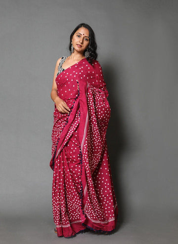 Dark Pink Designer Soft Silk Saree, Festive Wear