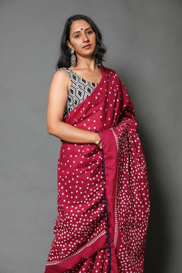 Dark Pink Designer Soft Silk Saree, Festive Wear