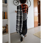 Exotic Grey And Black Colored Festive Wear Pure Linen Designer Saree - Ibis Fab