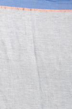 Fantastic Grey Colored Festive Printed Pure Linen Saree - Ibis Fab