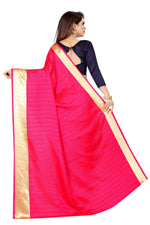 Imposing Pink Colored Festive Wear Silk Saree With Beautiful Border - Ibis Fab