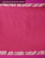 Jazzy Orange Colored Festive Wear Linen Designer Saree - Ibis Fab