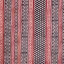 Radiant Black And Red Colored Party Wear Pure Linen Printed Saree - Ibis Fab