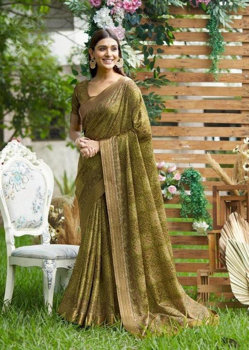 Sensational Soft Silk Sarees With Blouse - Ibis Fab