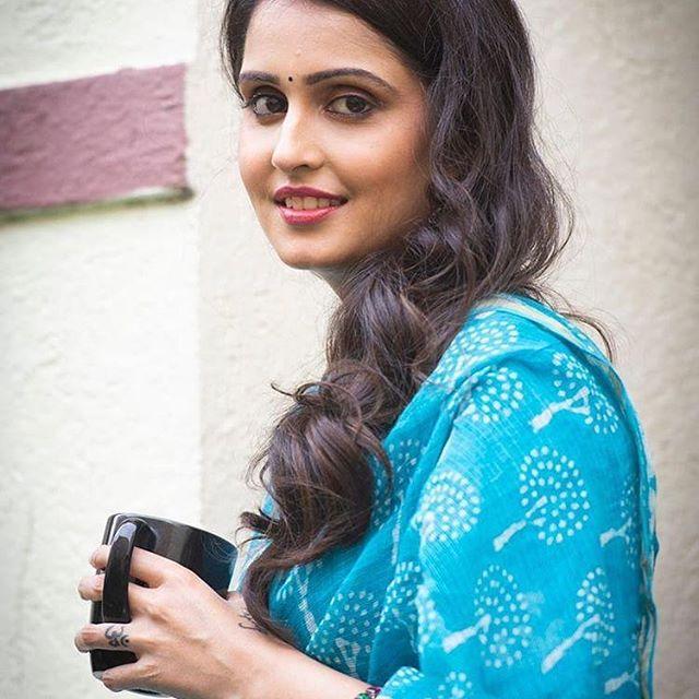 Trendy Light Blue Colored Printed Pure Linen Saree For Women - Ibis Fab