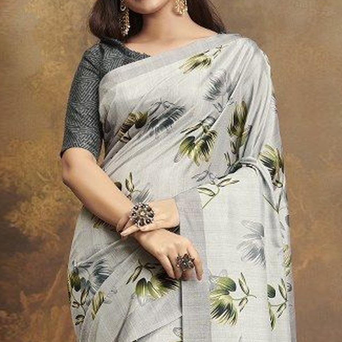 Women's Soft Silk Saree With Blouse Piece - Ibis Fab