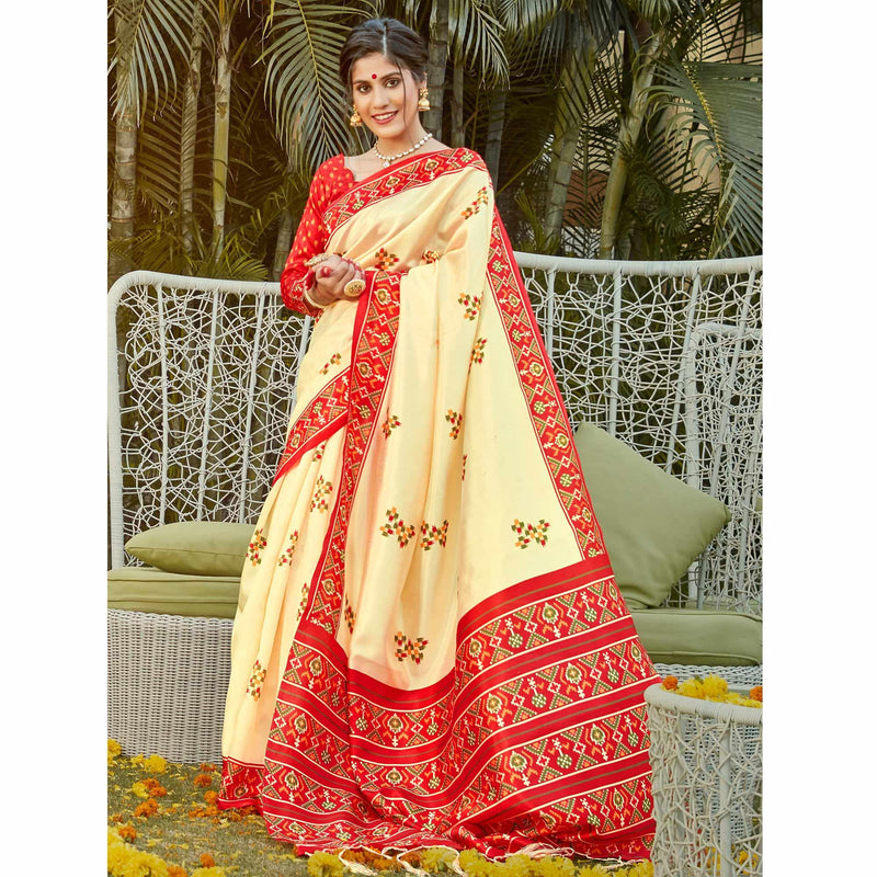 Yellow Color Soft Silk Attrective Sarees - Ibis Fab